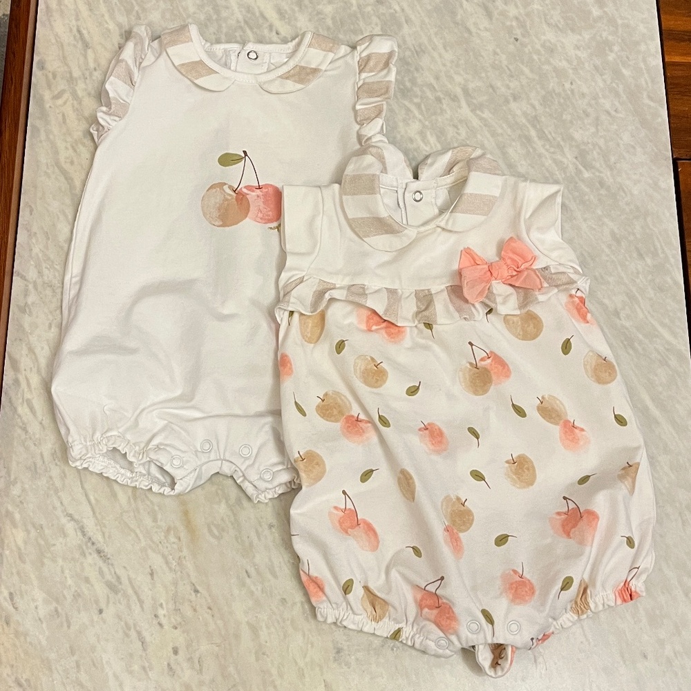 Mayoral Newborn Set of Two Rompers